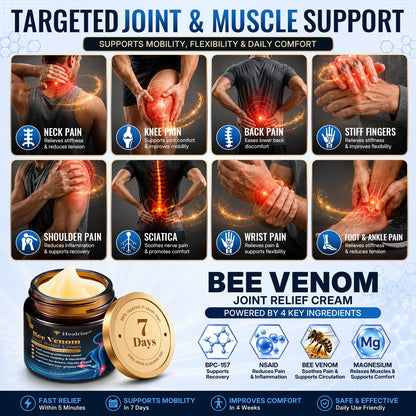🎁Healrize® Bee Venom Joint Relief Cream 💞Targets stiff, sore joints in knees, hands, shoulders, back & more — so you can move easier every day
