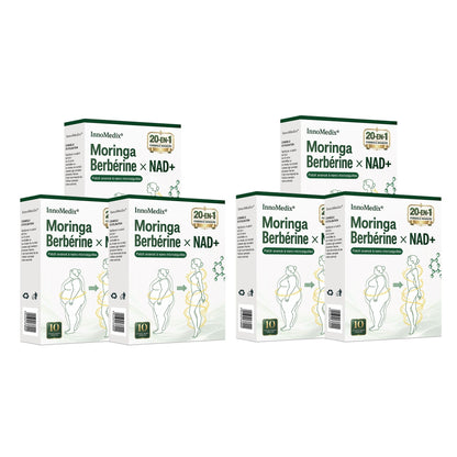 InnoMedix® Moringa Berbérine x NAD+ 20-IN-1 Patch Avancé à Nano-Microaiguilles 🏆