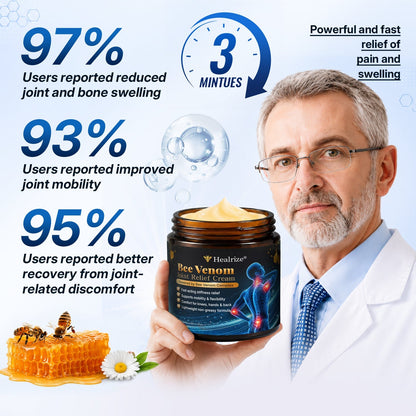 🎁Healrize® Bee Venom Joint Relief Cream 💞Targets stiff, sore joints in knees, hands, shoulders, back & more — so you can move easier every day