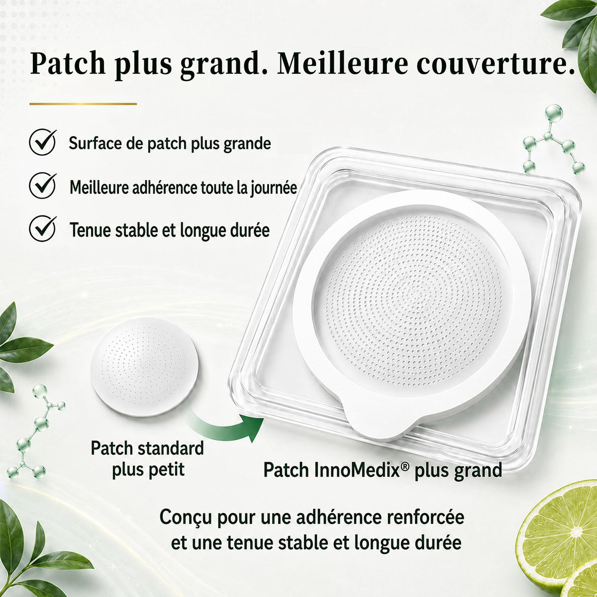 InnoMedix® Moringa Berbérine x NAD+ 20-IN-1 Patch Avancé à Nano-Microaiguilles 🏆