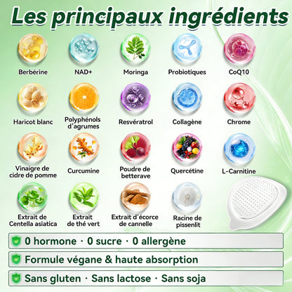 Magasin Officiel|H𝐞a𝐥r𝐢z𝐞® 🏆Moringa · BERBÉRINEX NAD+12-EN-1 Patch avancé à micro-aiguilles nano ✅(Une application quotidienne, résultats visibles en 7 jours)  Obésité, Diabète, Apnée du sommeil, Problèmes articulaires🏆